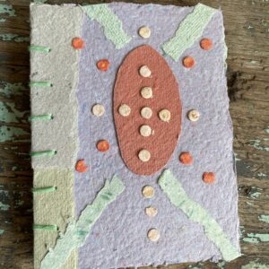 Sea Mist handmade paper notebook